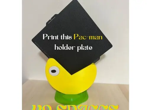 Pac-Man holder plate