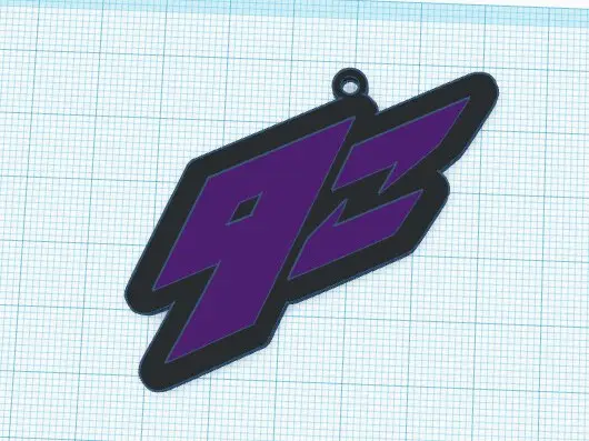 9z Team Logo (Keychain)
