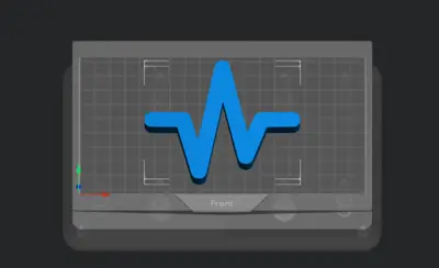 Wave pulse icon