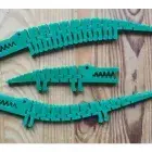 Funny movable crocodile