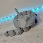 Movable hinge rock snake
