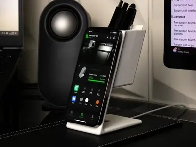 iDesk phone stand