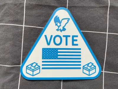 USA Vote sign