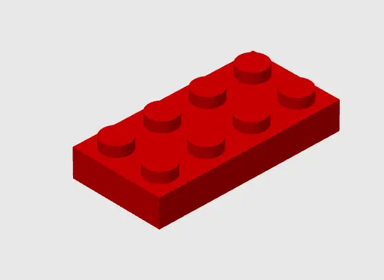 "LEGO" - small 4x2 brick