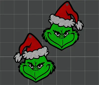 Aretes del Grinch
