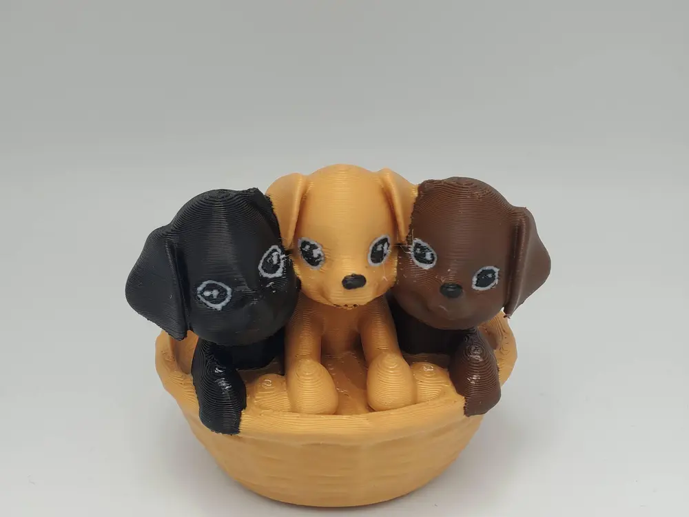 Pups in a Basket