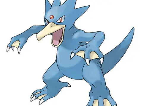Golduck pokemon keychain