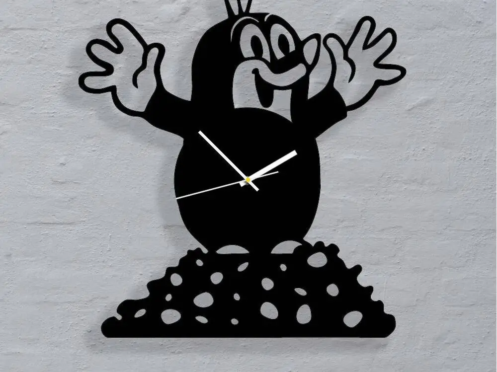 The little mole wall clock