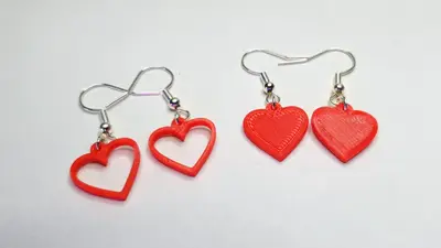 Pendientes de corazón