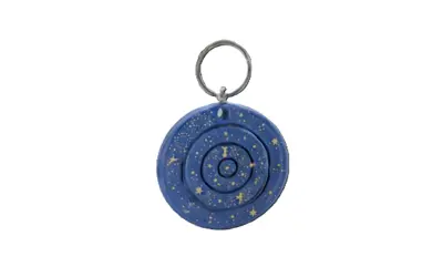 Galaxy Spiral Keychain
