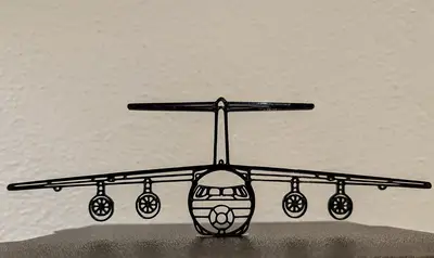 Air plane 2d decoration