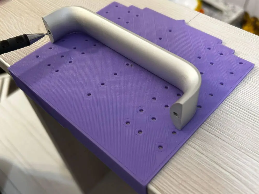 Drill Template for cabinet handle