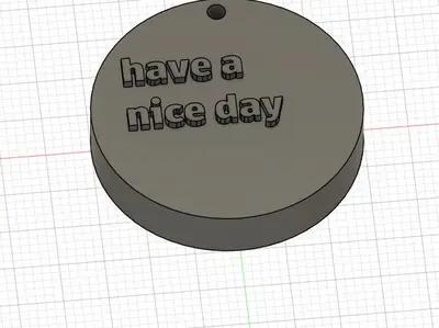 have a nice day key