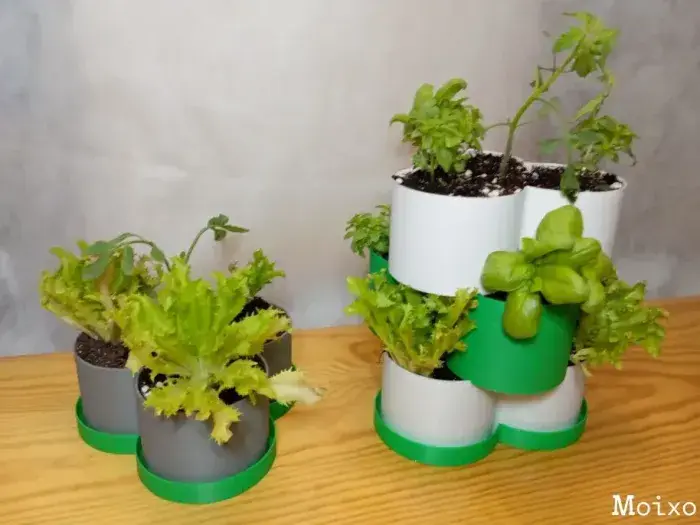 Torre Pot, Stackable planter