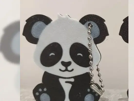 Llavero magnético de panda