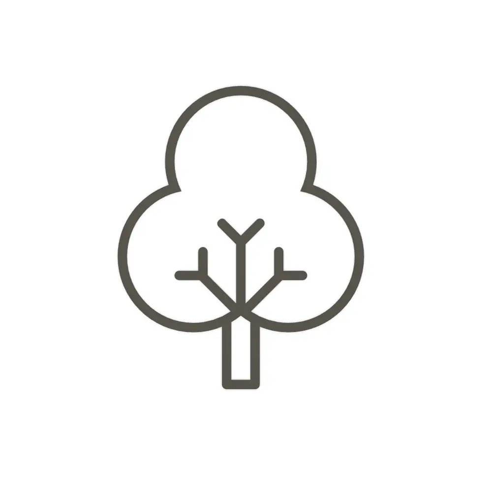 Rounded Tree - Wall Art