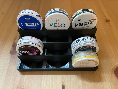 Display stand holder for snus - MakerOnline 3D Model | 3Drop