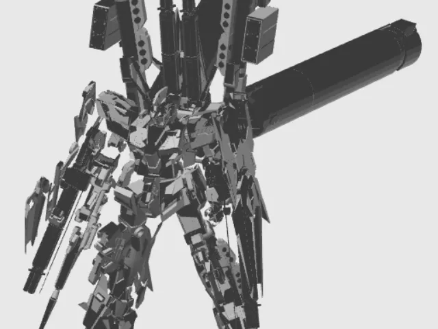 彫刻・オブジェ ZEDZ RWG MP19 08 2019 扎古144飞行背包- Makeronline - More Than Fun