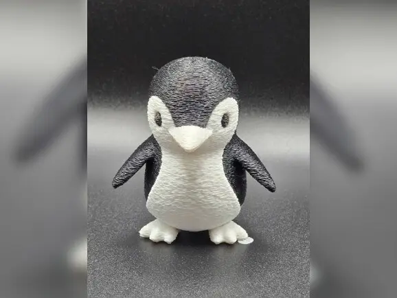 a penguin only 2 colors