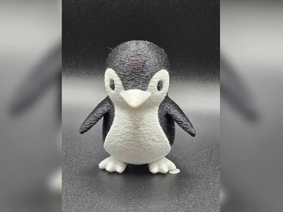 a penguin only 2 colors