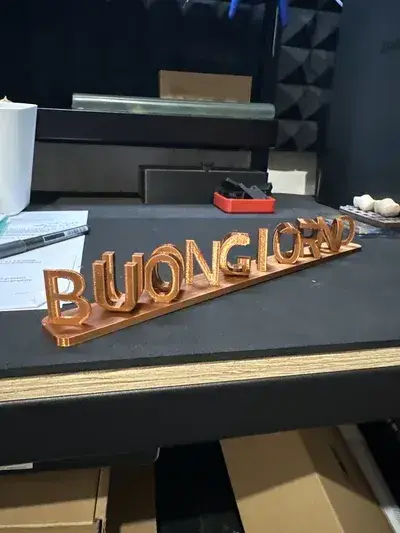 Buongiorno Un C***o Ambigram