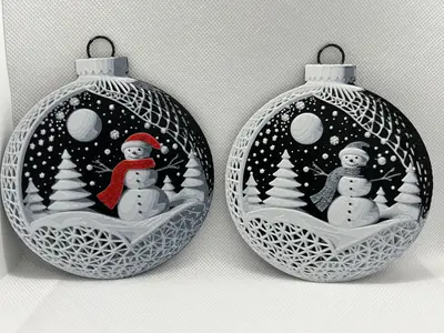 Christmas Decoration / Ornament / Bauble - Snowman