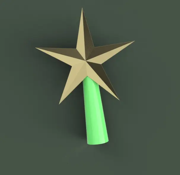 Christmas tree topper star