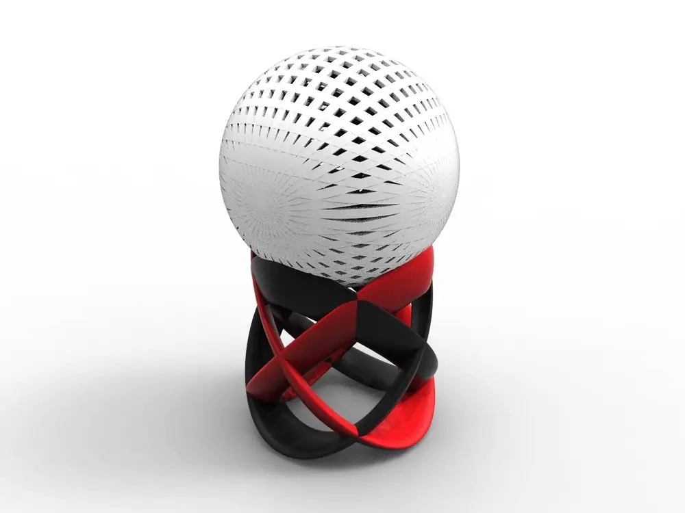 globe-geometry trophy SW STL