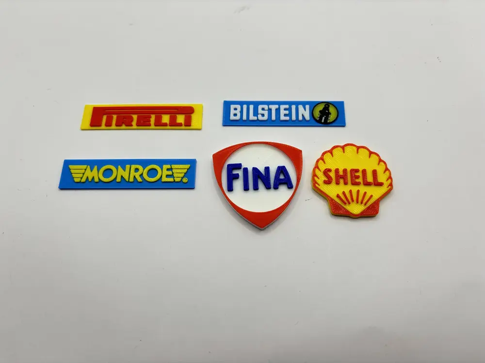 Garage Advertising Signs 1/18 & 1/24 Miniature