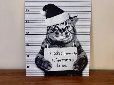 hueforge cat christmas
