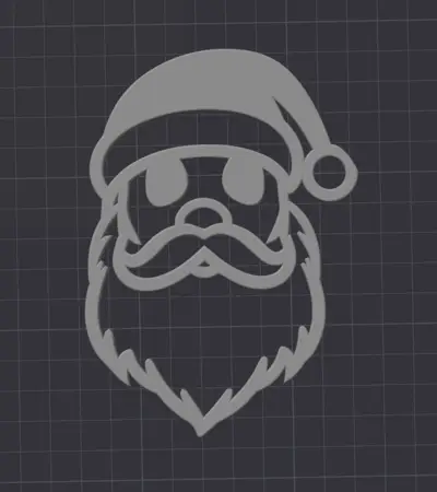 Santa silhouette
