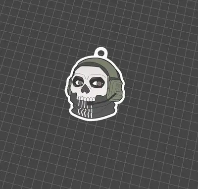 Llavero-Key chain Call of duty COD  Ghost