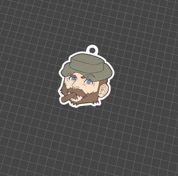 Llavero-Key chain Call of duty COD Captain Price