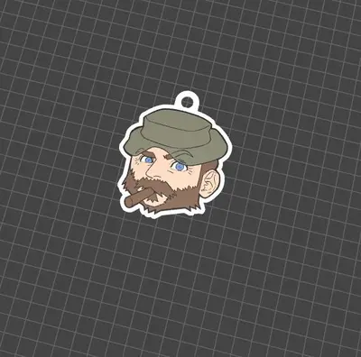 Llavero-Key chain Call of duty COD Captain Price