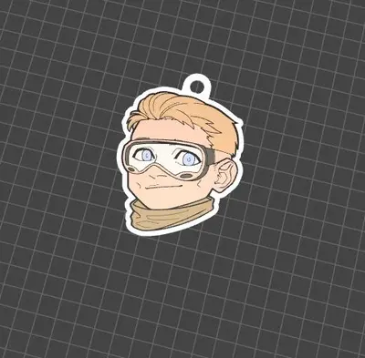 Llavero-Key chain Call of duty COD 8