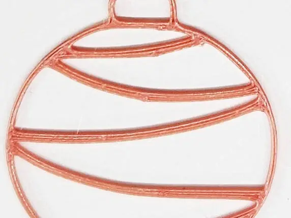 Zigzag ball ornament