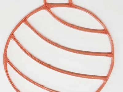 Circle ball ornament