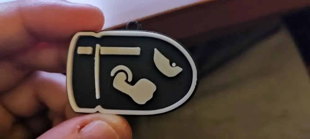 Bullet Bill (from Mario Bros.) Keychain