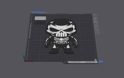 Punisher Marvel Multicolor 2D