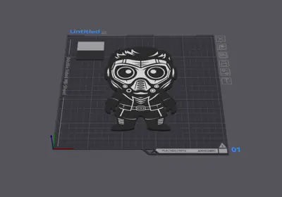 Star Lord Marvel Multicolor 2D