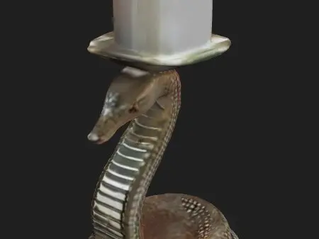 cobra candle holder