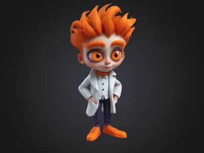 Halloween scientist