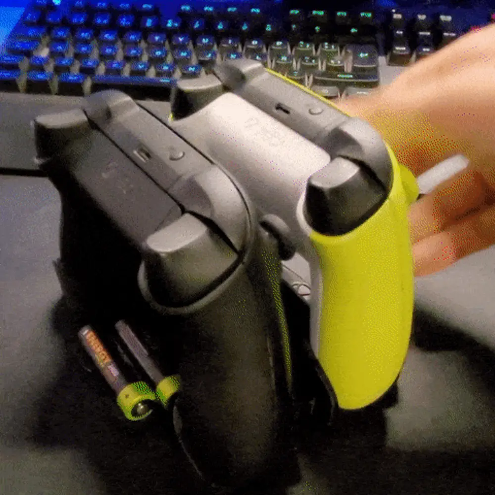 DOUBLE XBOX SERIES X/S CONTROLLER STAND WITH BATTERY TRAY