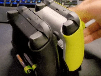 DOUBLE XBOX SERIES X/S CONTROLLER STAND WITH BATTERY TRAY