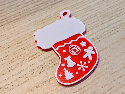 Christmas boot decoration WITHOUT AMS