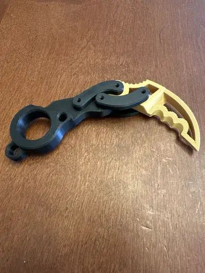 Fidget toy Karambit Knife V2