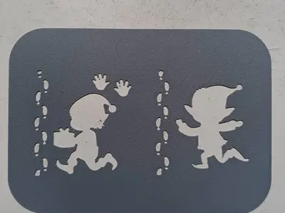Christmas Elf 1 - Stencil