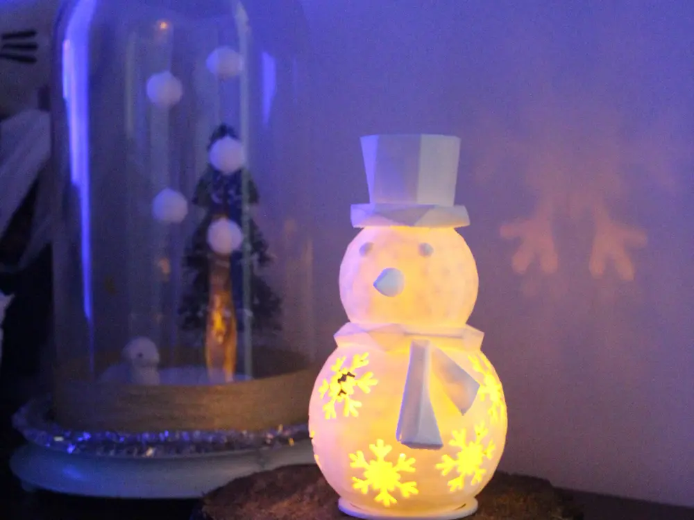 Snowman Tea Light