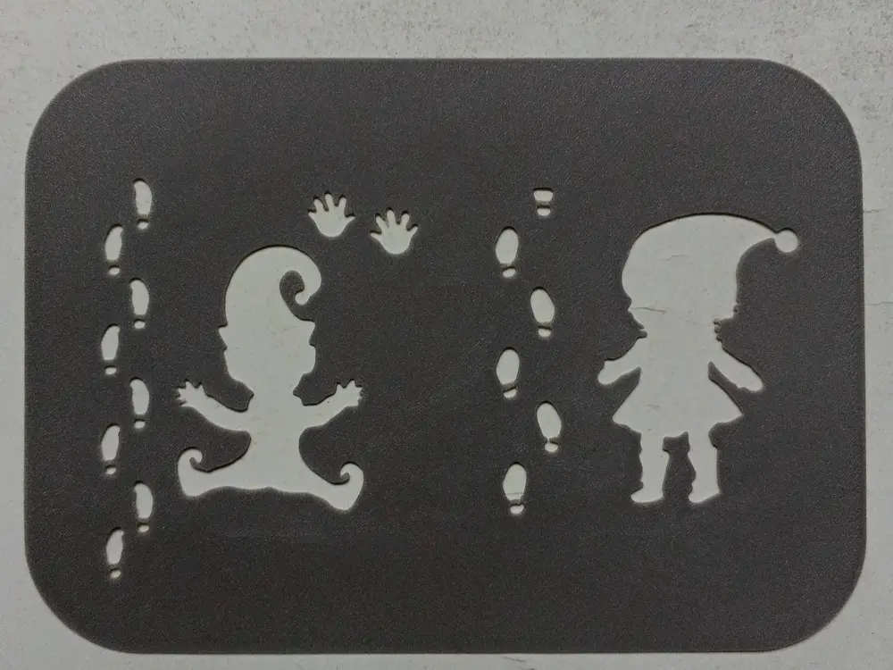 Christmas Elf 2 - Stencil