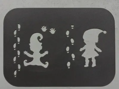Christmas Elf 2 - Stencil
